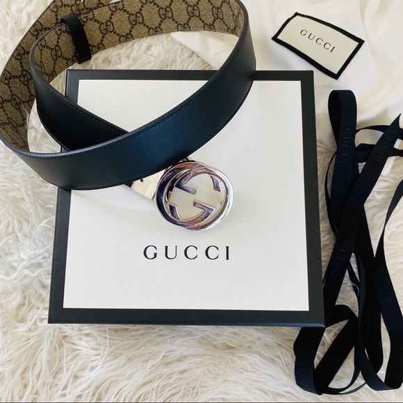 Gucci Reversible GG Supreme belt 90/36 - Picture 3 of 13
